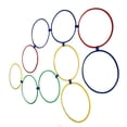 thumbnail image 3 of 10 aros de ejercicio para niños, anillos de juego de rayuela para saltar, para entrenamiento sensorial, aptitud física, diámetro 47 cm/18,5 pulgadas, 3 of 15