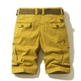 thumbnail image 4 of Gibobby Men's Ripstop Cargo Shorts-Long Cotton Twill Straight Leg for Work Outdoor(Khaki,36), 4 of 9