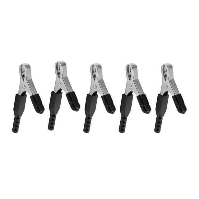 Jumper Clamp, Battery Charger Clip High Accuracy Heavy Duty Anti Deform For Ships RVs Trucks Black