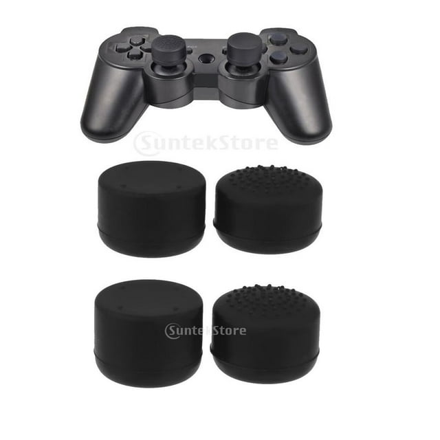 2 pares de Gampad Cubierta Tapas de para Controlador -Accesorios Negro