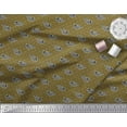 thumbnail image 2 of Soimoi Modal Satin Fabric Fish Block Print Fabric by Yard 42 Inch Wide, 2 of 3