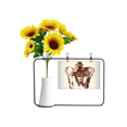 thumbnail image 1 of Esqueleto humano boceto cadera columna Tarjeta de bendición de jarrón de girasol artificial, 1 of 3