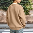 thumbnail image 5 of Kezqiaxn Teen Boy Clothes Long Sleeve Crewneck Sweatshirt with Pocket Fall Fashion Basic Pullover Tops School Kids Clothes Size 5-16, 5 of 6