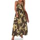 thumbnail image 1 of Vestido largo bohemio con cadenas doradas y estampado de joyas, estilo vintage, moda urbana, tirantes personalizados, talla grande, 1 of 7