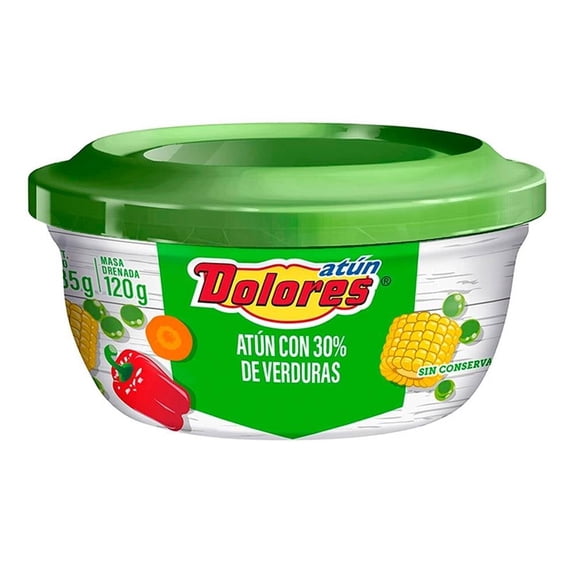 Atún Dolores con verduras en agua 135 g