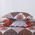 thumbnail image 5 of HoneiLife Juego de edredón tamaño Queen – Colcha de microfibra de 3 piezas, colcha reversible, juego de cama de retazos, funda de cama ligera, colchas florales, colchas para todas las estaciones, colo, 5 of 5