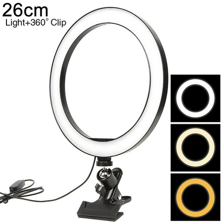 Image of FSYZX Ring Light with Monitor Clip on Computer Laptop Video Conferencing，Computer Monitor Light for Remote Working Self Live Streaming