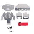 thumbnail image 2 of RC Chassis Protector, Lightweight Chassis Protective Plate Stainless Steel Easy To Install with Nylon Cable Tie for  G500 1/10, 2 of 8
