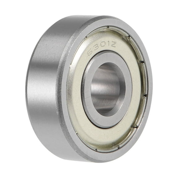 6301ZZ Deep Groove Ball Bearings 12mmx37mmx12mm Double Shielded Chrome Steel P6