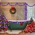 thumbnail image 7 of Tarmeek Christmas Snowflake Tinsel Garland Metallic Twist Hanging Garland with Snowflake Glitter Thick Tinsel Garlands Xmas Tree Decorations for Xmas Tree Fireplace Home Indoor Outdoor Decor, 7 of 7