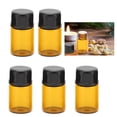 thumbnail image 4 of Dark Brown Sample Bottles, Reusable Glass Perfume Flask  For Aromatherapy For Diluted Serum Oils For Travel For Perfume Oils For Homemade, 4 of 8