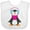 AA-White, variant on Inktastic Cute Penguin, Baby Penguin, Penguin with Scarf Boys or Girls Baby Bib