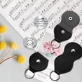 thumbnail image 6 of Pocket Hug Token Long Distance Relationship Stainless Steel Double Sided with PU Leather Keychain Keepsake Gift for Women Men Family Boyfriend Valentines Day Christmas Hug 1.2x1.2 Inch DIY, 6 of 7
