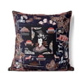 thumbnail image 5 of Amrita Sen Designs Amrita Sen Wu Zetian's Glory Faux Suede Accent Pillow with Zip 16" x 16", 5 of 5