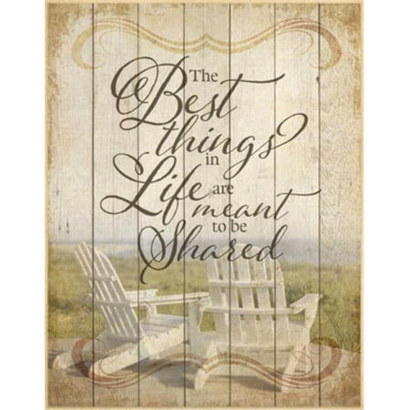 Dexsa  The Best Things In Life Wood Plaque