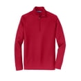thumbnail image 5 of Port Authority Pinpoint Mesh 1/2 Zip-M (Rich Red), 5 of 6