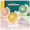 thumbnail image 6 of Desktop Creative Moon Usb Charging Desk Fan  with 90?Rotatable Head  Mute Student Dormitory Bedside, 6 of 8