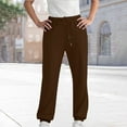 thumbnail image 2 of Audhol Joggers for Women, Women Fleece Baggy Sweatpants with Pockets Wide Straight Leg High Waist Joggers Pants Winter Clothes Womens Sweatpants Bronze 2XL, 2 of 7