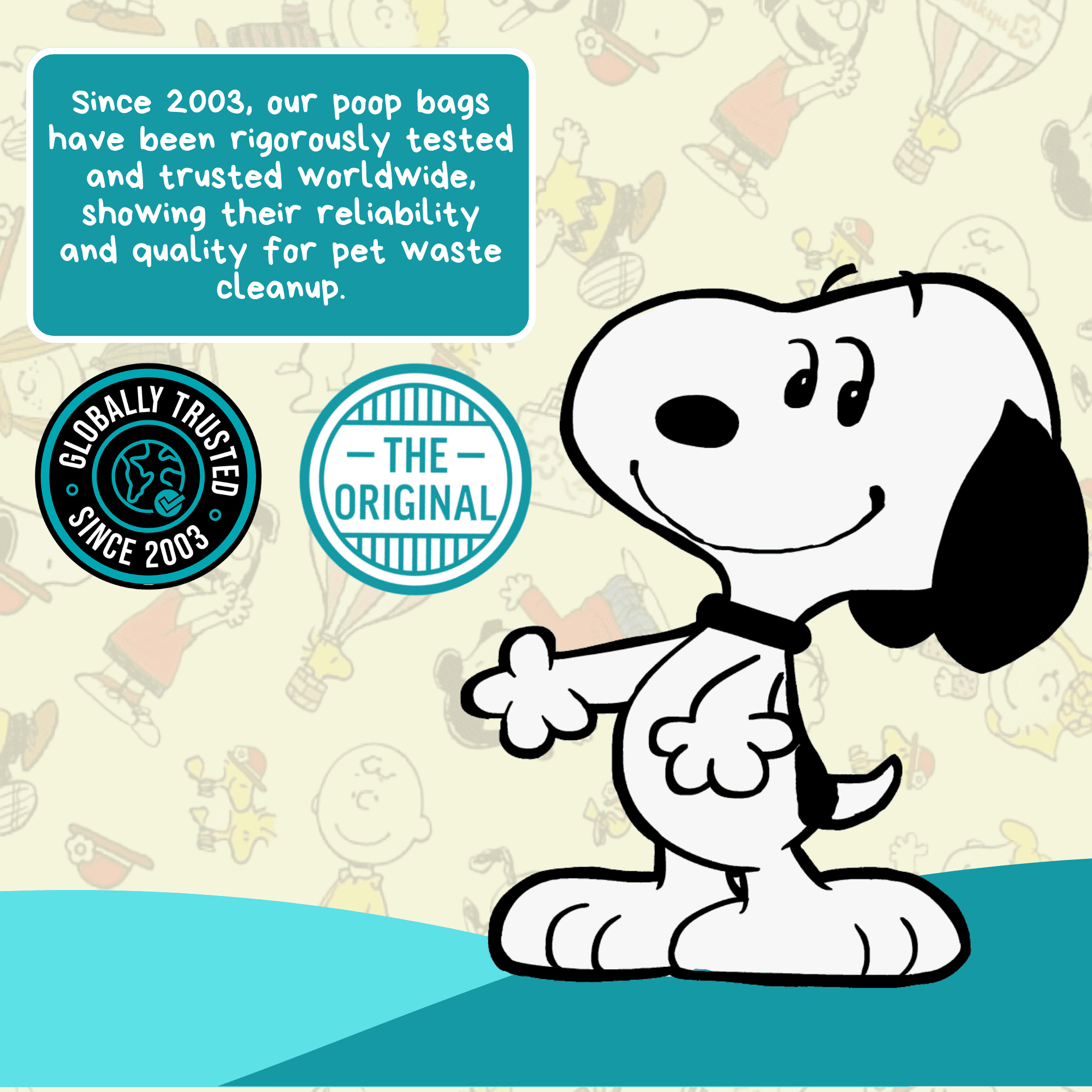 USDA Biobased Peanuts Leash Rolls (360 CT)