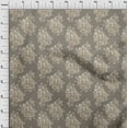 thumbnail image 4 of oneOone Polyester Spandex Light Gray Fabric Asian Paisley Sewing Material Print Fabric By The Yard 56 Inch Wide, 4 of 4