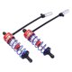 thumbnail image 2 of Amortiguador de choque frontal de aceite de 92mm, 2 uds., Universal para camión de control remoto , vehículo de afición , acc rojo Baoblaze mini coche amortiguador, 2 of 4