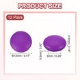 thumbnail image 2 of Uxcell Chocolate Bean Eye Glasses Ear Grips, Anti-Slip Silicone Comfort Eyeglass Hooks with Box Purple, 2 of 7