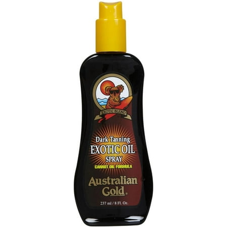 2 Pack - Australian Gold Dark Tanning Exotic Oil Spray Carrot Oil Formula 8
