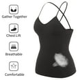 thumbnail image 4 of MISS MOLY Tank Tops for Women Adjustable Spaghetti Strap,V Neck Sleeveless Shirt Casual Camisole, 4 of 5
