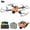 Orange, variant on FNYOXU Drone with Camera RC Quadcopters & Multirotors Obstacle Avoidance Drone with 4K HD Fpv Camera Optical Fl-ow Localization Remote Control Toys Gifts for kids with Altitude Hold Headless Mode