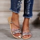 thumbnail image 5 of Sandalias planas romanas con estampado de flores de leopardo minimalistas a la moda para mujer Wmkox8yii  shjk7389, 5 of 9