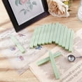 thumbnail image 7 of 20 Pieces Sealing Wax Sticks Totem Fire Manuscript Wax Seal Sticks for Vintage Wax Seal Stamp and Letter Invitation Cards Wine Bottle Gift Package Decoration (Pale Green, 7 of 7
