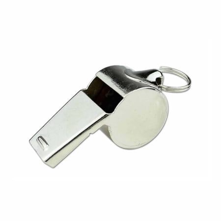 Champion Sports Box of 12 Coaches / Referee Medium-Weight Metal Whistles