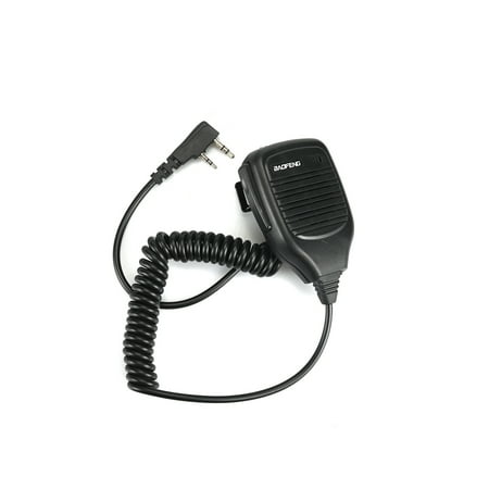 Baofeng Gt 1 Baofeng PTT Speaker Mic For Kenwood UV-5R TYT Retevis H777 Walkie Talkie Ham Radio Hf Transceiver ()