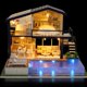 thumbnail image 3 of CUTEROOM Casa de muñecas Muebles DIY 3D Tiempo de madera Apartamento Niños Juguetes Ndcxsfigh Nuevos Originales, 3 of 6