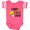 Football Pink and White, variant on Inktastic Candy Corn Crew for Halloween Boys or Girls Baby Bodysuit