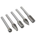 thumbnail image 2 of Rotary Files,5Pcs/Set Rotary Burrs Set Rotary Burrs Set Wood Carving Bits Performance Driven, 2 of 8
