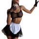 thumbnail image 1 of Gibobby Lencería mujer erótica Lenceria Sexy para Mujer Transparente Ropa Interior Lenceria Vestidos de Mujer Sexis Bralette y Tanga Conjunto Interior Mujer(Negro, XG), 1 of 5