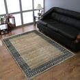 thumbnail image 1 of Rugsotic Carpets Hand Knotted Persian, Oriental Silk And Wool Area Rug, Cream,Gray, 9'x12', 1 of 5