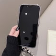 thumbnail image 3 of Cute Case Compatible with iPhone 13 Pro Max Case 6.7'', 3D Silver Cartoon Heart Case with Lovely Bracelet Chain Camera Protector, 3 of 5