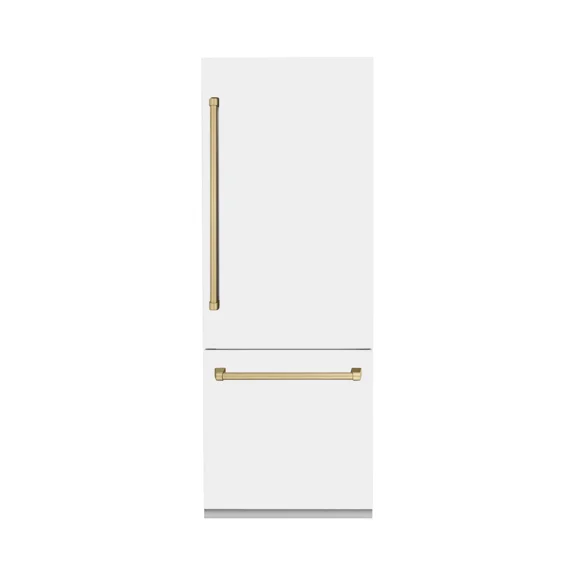 ZLINE KITCHEN AND BATH RBIVZWM30CB bottom freezer built in refrigerator