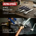 thumbnail image 5 of ULTRA STEEL 10PC Adjustable Wrenches & Locking Plier Set, 5 of 16