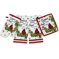 thumbnail image 7 of Serafina Home Holiday Christmas Kitchen Towels Pot Holder Set: Cardinals Appear When Angels Are Near, 7 of 7
