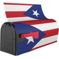 thumbnail image 3 of Puerto Rico Flag Mailbox Cover Mailbox Wraps, Waterproof Mailbox Covers Magnetic Post Box Cover Large Size 25.5"(L) x 21"(W) Garden Yard Outside Farmhouse Home Decor, 3 of 6