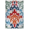 thumbnail image 2 of BNM Vintage Damask Indoor Outdoor Area Rug, 8' x 10', Multicolor, 2 of 8