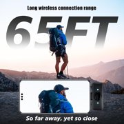 Wireless Lavalier Microphone Compatible for iPhone, Android Mini 2.4GHz Clip-On Mic with Noise Cancellation, 50m Range, 15H Battery, Plug & Play for Vlogging, YouTube, TikTok, Live Streaming
