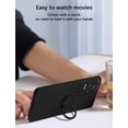 thumbnail image 7 of Compatible with Xiaomi Poco F4 Case Silicone Shockproof TPU Phone Cases for Xiaomi Poco F4 Anti-Scratch Protective Case with Ring (Black), 7 of 7