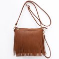 thumbnail image 1 of Bolso de borla con forma de bola de masa, bolso de mano con correa corta, bolso de mensajero para mujer, bolso de cuero, 1 of 5