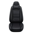 thumbnail image 3 of Maidao Car Seat Covers Leather Set for toyota for Avalon 2000-Present 5 Seats Front Rear Cushion Protector with Headrest Black, 3 of 6