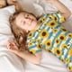 thumbnail image 5 of Balery White Blue Striped Sunflower Conjunto de Pijama Infantil de Manga Corta con Estampado – Ropa de Dormir de Algodón Suave-Medium, 5 of 6