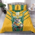thumbnail image 3 of Ensemble de Literie Rugby Australie Personnalisé Mascotte Koala Style Sportif LT18, 3 of 7